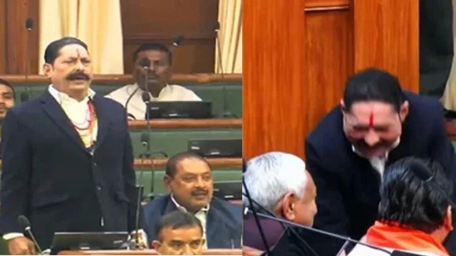 जेल से सीधे असेंबली बिल्डिंग पहुंचे अनंत सिंह, MLA की शपथ लेने के बाद छुए नीतीश के पैर