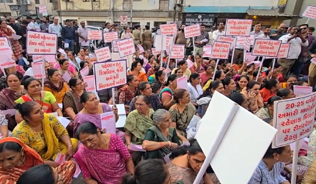 कतारगाम टीपी रिज़र्वेशन विवाद में स्थानीय निवासियों का आक्रोश, हजारों सड़कों पर उतरे